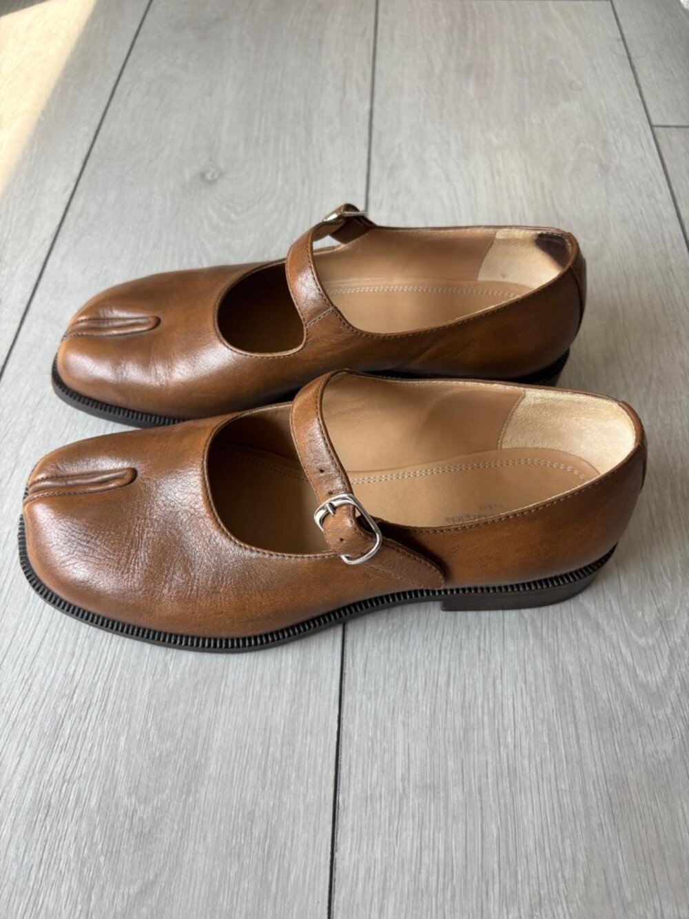 Rare Maison Margiela Tabi Mary Jane Flats - Picture 4 of 10